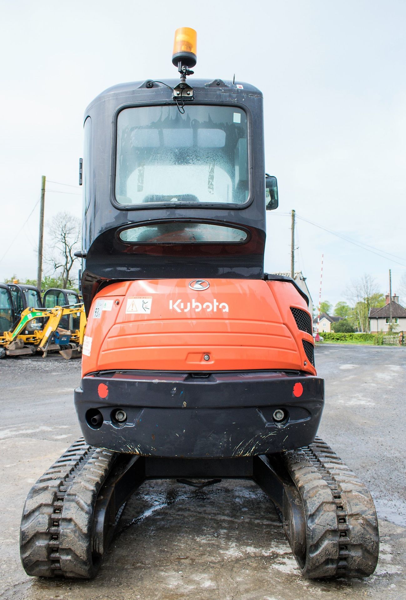 Kubota U25-3 2.5 tonne rubber tracked mini excavator Year: 2013 S/N: 25688 Recorded Hours: 1526 - Image 6 of 14