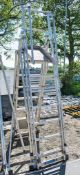 Zarges aluminium step ladder/podium A665080