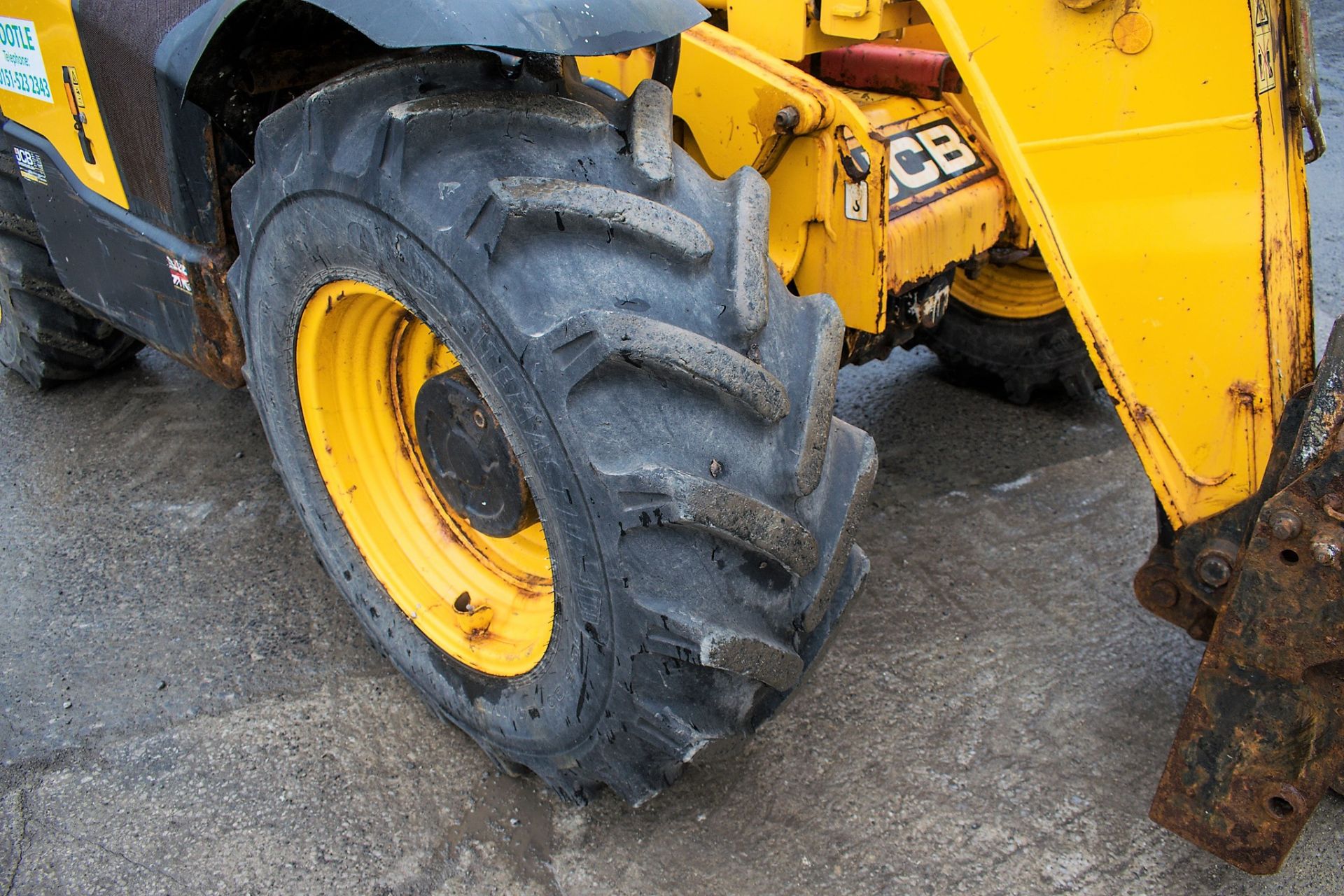 JCB 535-95 9.5 metre telescopic handler Year: 2013 S/N: 2180473 Recorded Hours: 897 c/w rear - Image 9 of 13