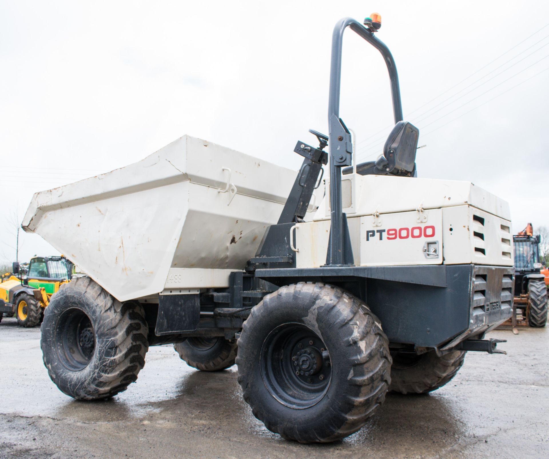 Benford Terex PT9000 9 tonne straight skip dumper Year: 2006 S/N: E611FM307 Recorded Hours: Not - Image 3 of 14