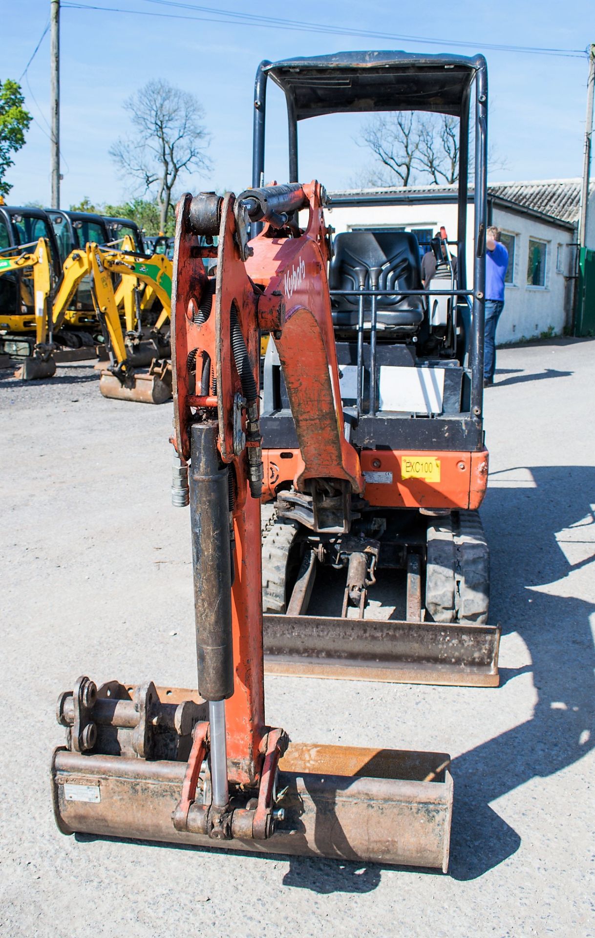 Kubota KX015-4 1.5 tonne rubber tracked mini excavator Year: 2011 S/N: 55637 Recorded Hours: 2394 - Image 5 of 12