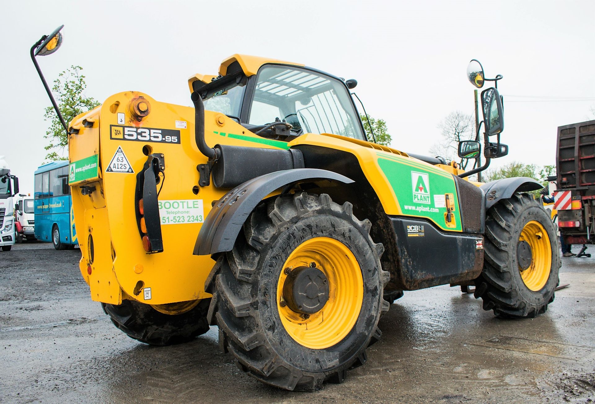 JCB 535-95 9.5 metre telescopic handler Year: 2013 S/N: 2180457 Recorded Hours: 1251 c/w rear camera - Image 4 of 13