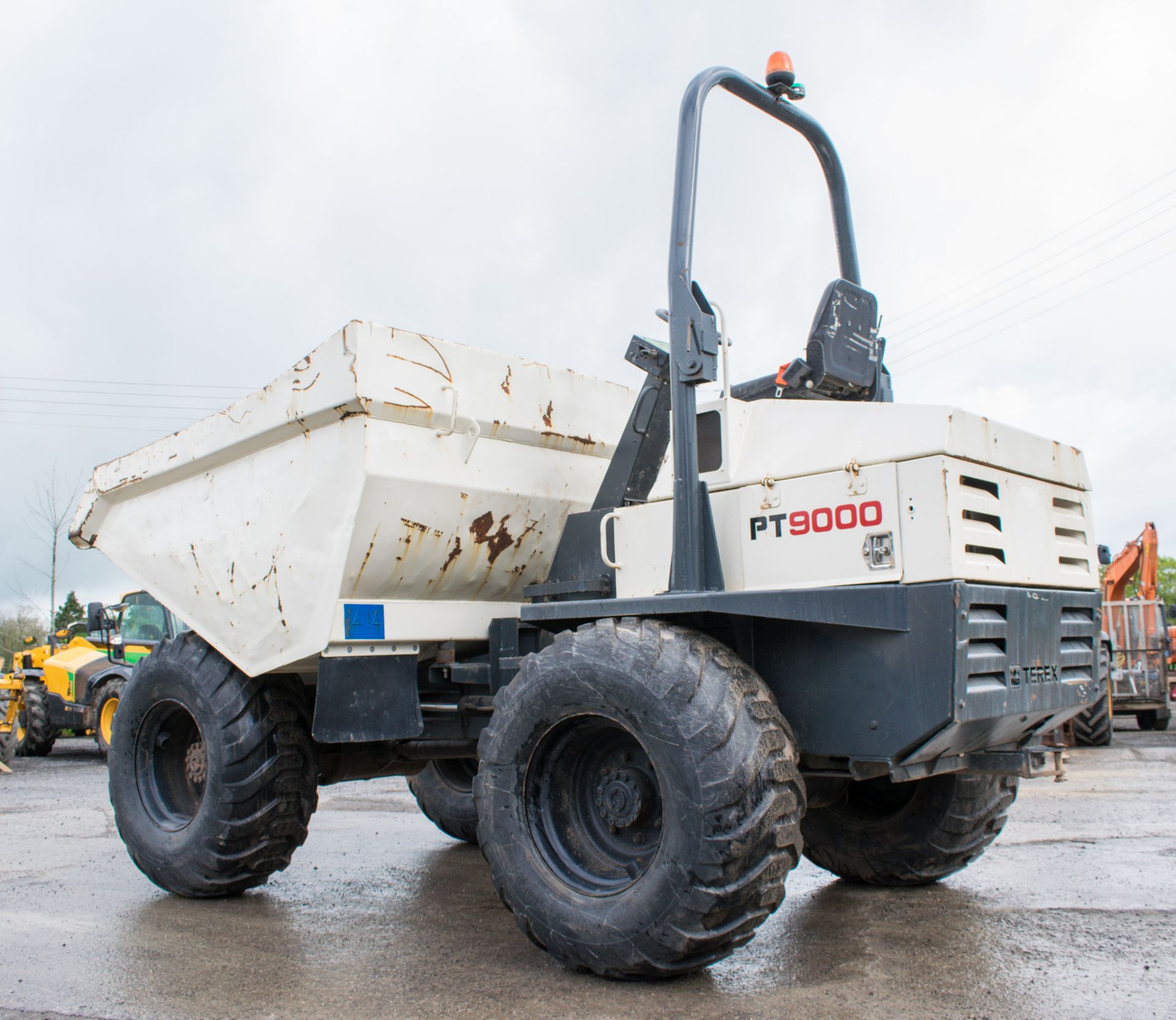 Benford Terex PT9000 9 tonne straight skip dumper Year: 2006 S/N: E607FM132 Recorded Hours: Not - Image 3 of 14