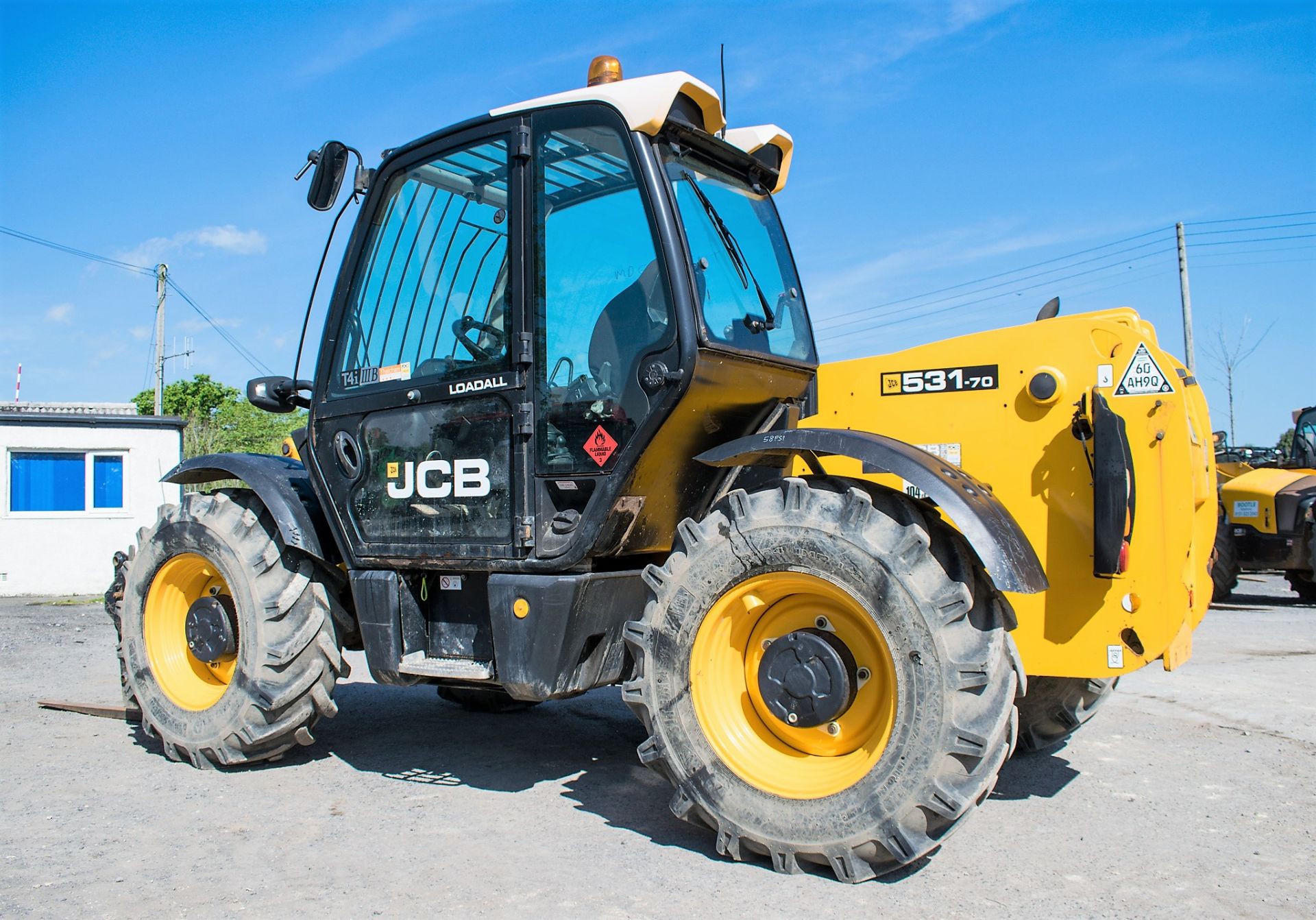 JCB 531-70 telescopic handler  Year: 2013 S/N: 2178066 Recorded Hours: 2097 A603292 - Image 3 of 14