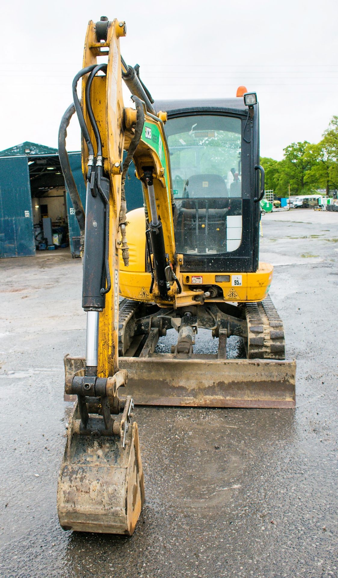 JCB 8030 ZTS 3 tonne rubber tracked mini excavator Year: 2015 S/N: 2432303 Recorded hours: 1204 - Image 5 of 12