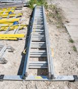 Zarges triple stage extending aluminium ladder A667319