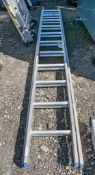 2 stage aluminium extending ladder A693327