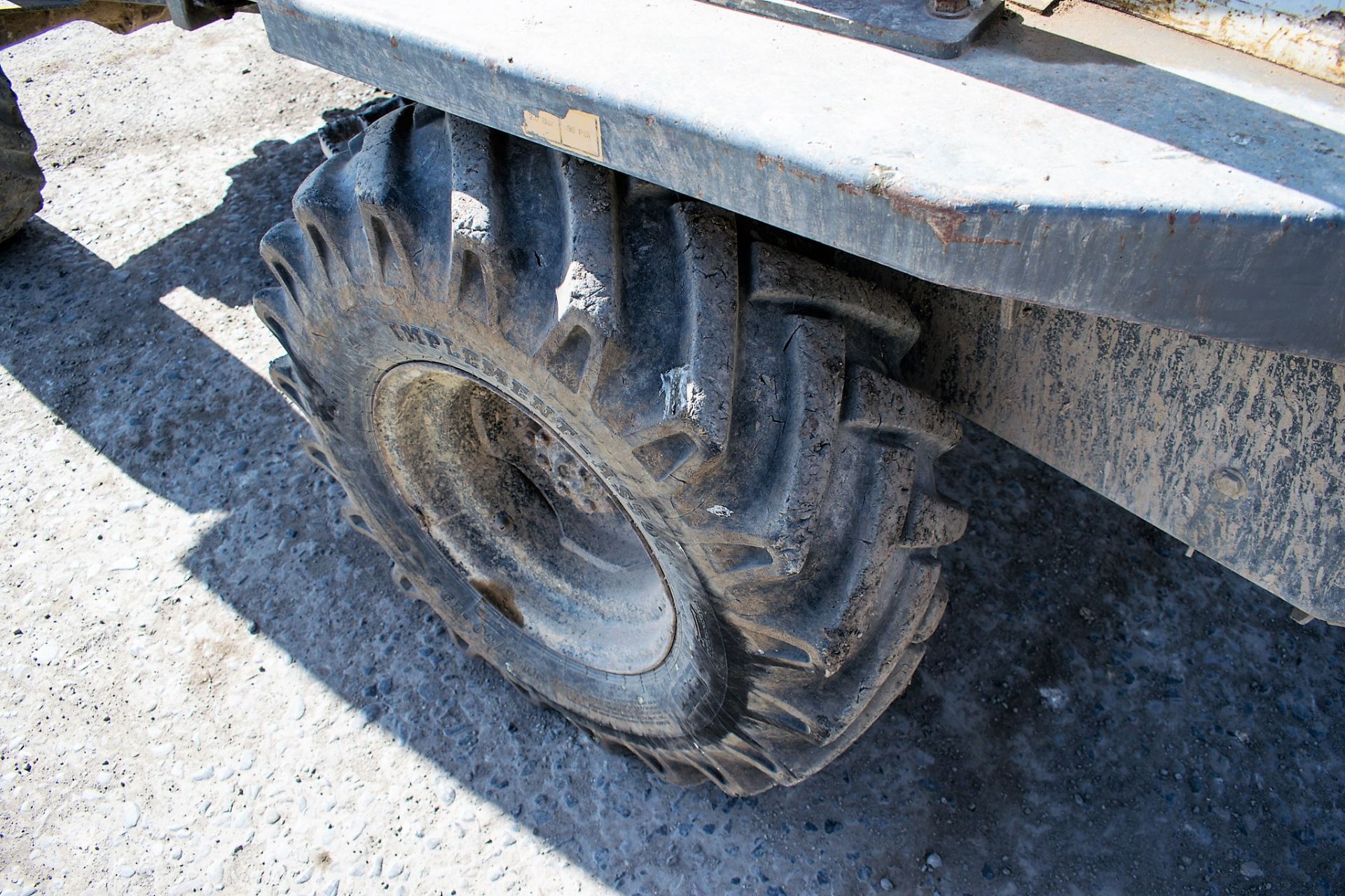 Terex 3 tonne swivel skip dumper Year: 2007 S/N: E701FS021 Recorded Hours: Not displayed ( Clock - Image 8 of 16