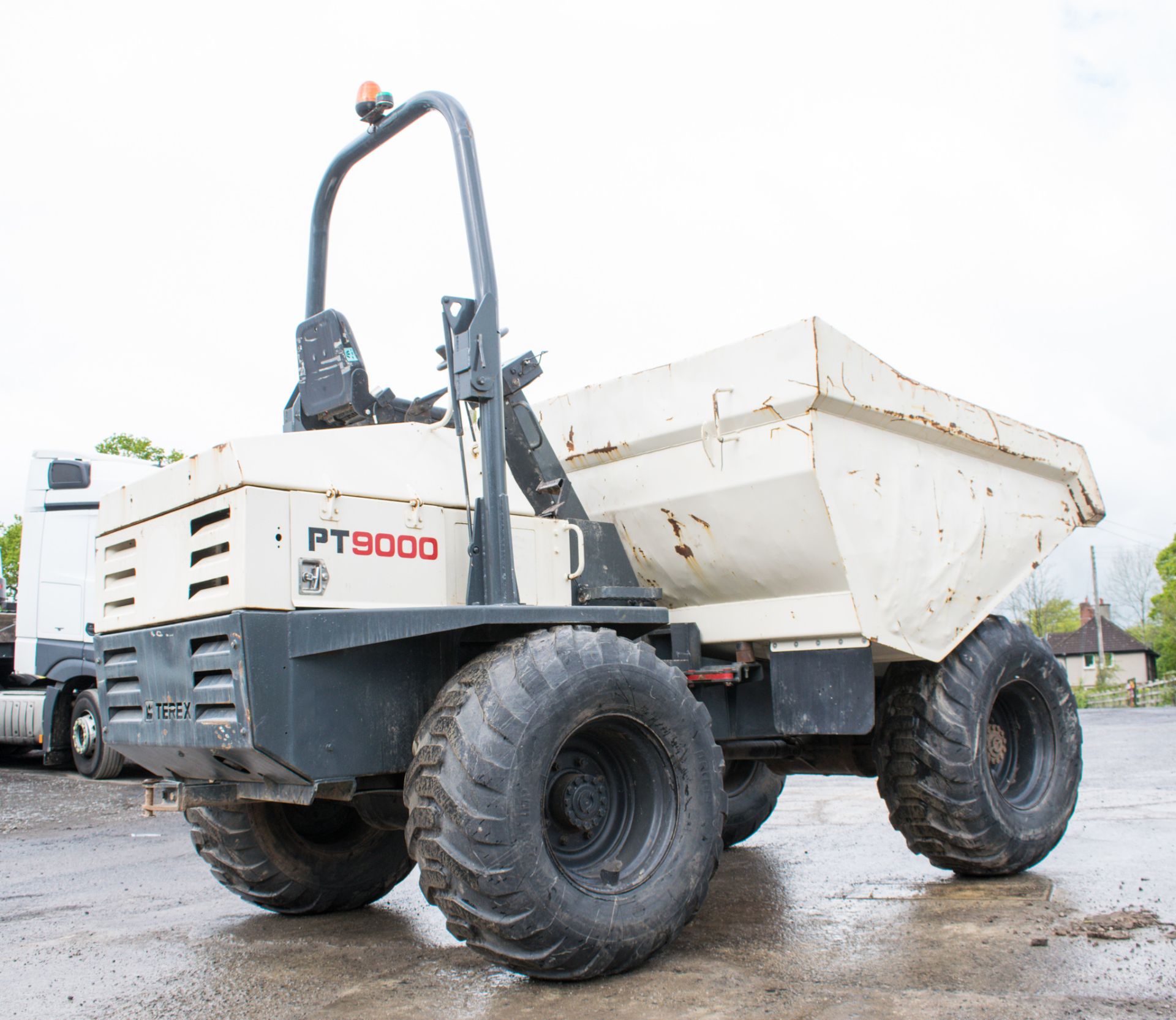 Benford Terex PT9000 9 tonne straight skip dumper Year: 2006 S/N: E607FM132 Recorded Hours: Not - Image 4 of 14