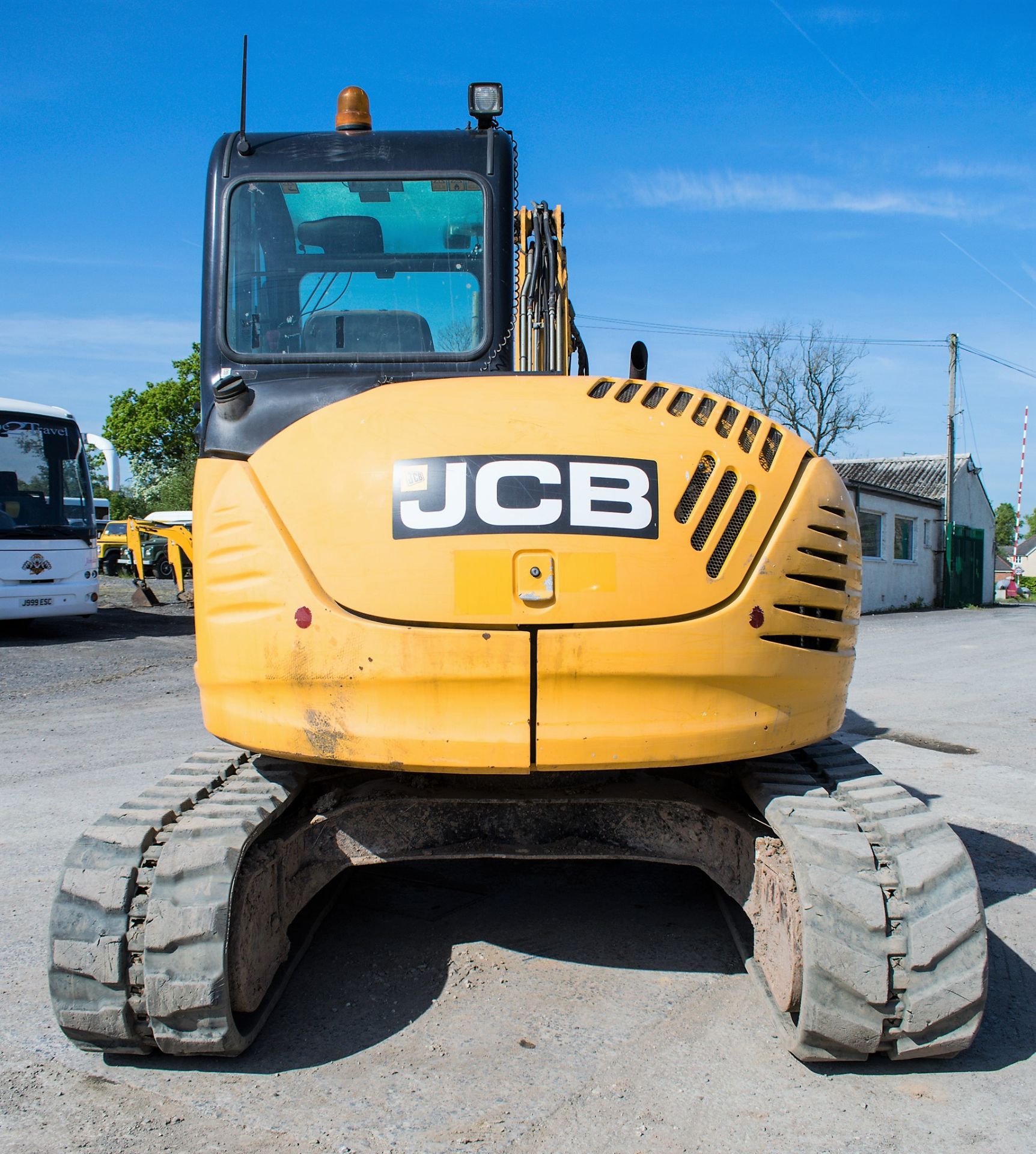 JCB 8085 ZTS 8.5 tonne rubber tracked midi excavator Year: 2012 S/N: 1072590 Recorded Hours: - Image 6 of 12