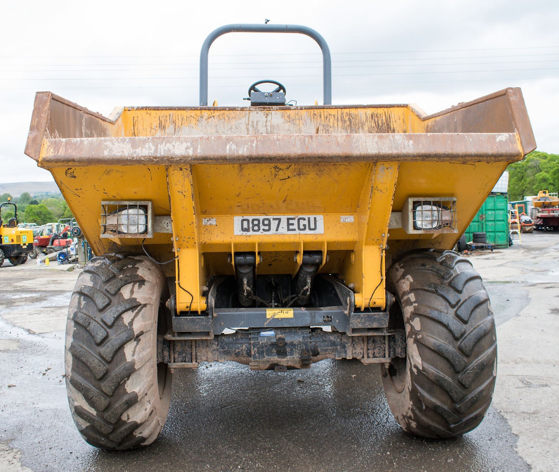 Terex 9 tonne straight skip dumper Year: 2014 S/N: DOEE8PK5978 Recorded Hours: 1626 A635139 - Image 5 of 13