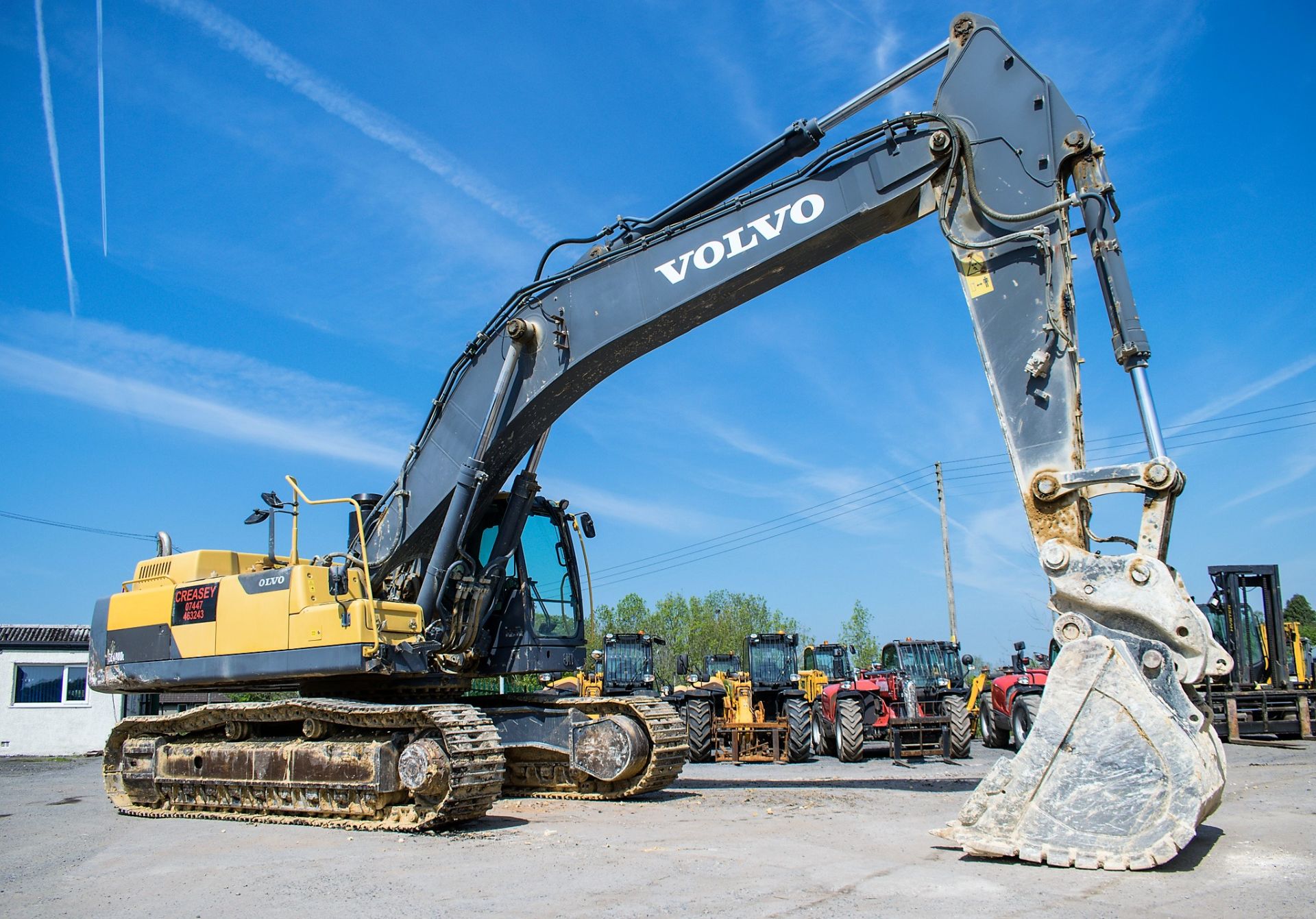 Volvo EC 480 DL 48 tonne steel tracked excavator  Year: 2014 S/N: DE00272529 Recorded hours: 7470 - Image 2 of 19