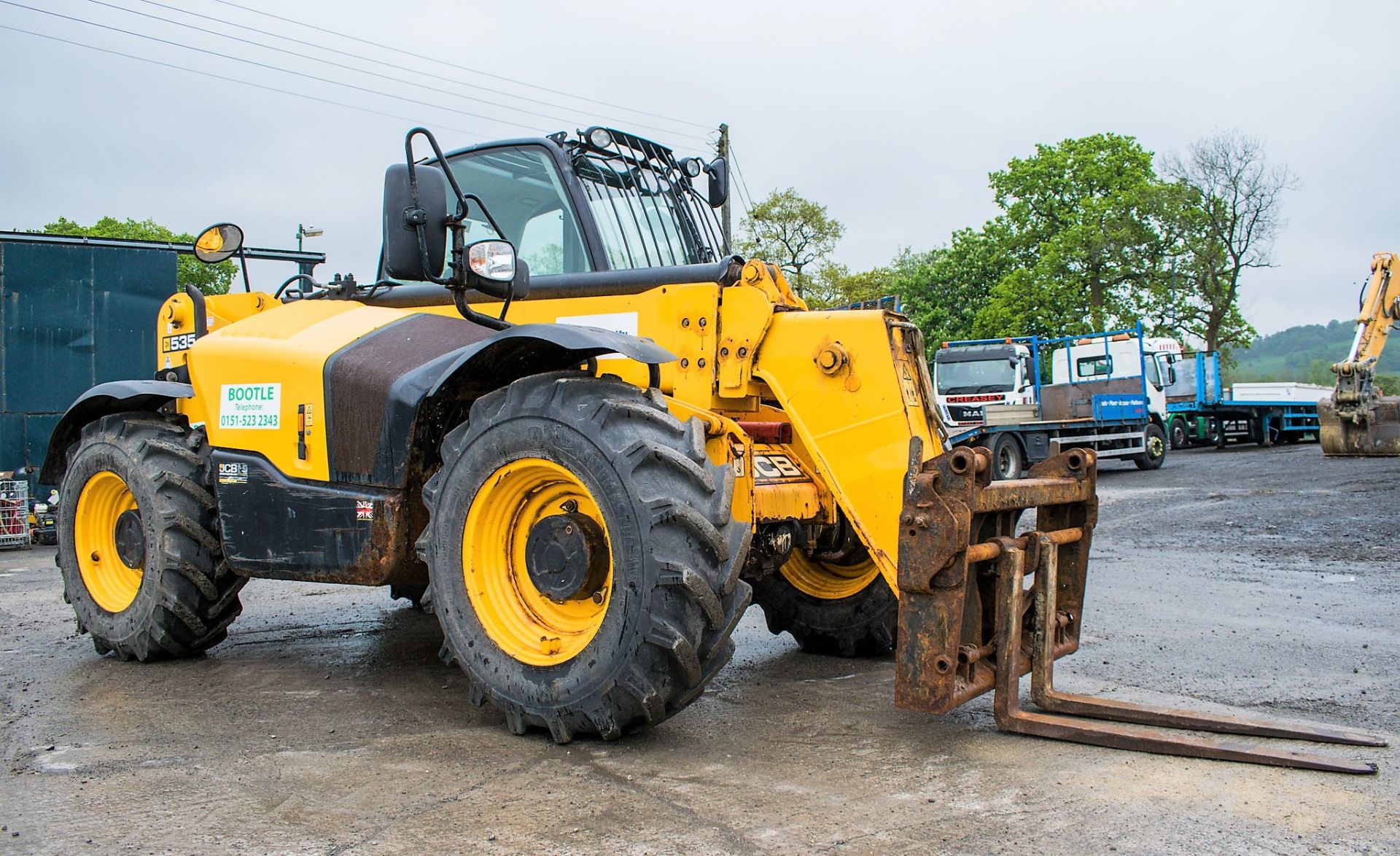 JCB 535-95 9.5 metre telescopic handler Year: 2013 S/N: 2180473 Recorded Hours: 897 c/w rear - Image 2 of 13