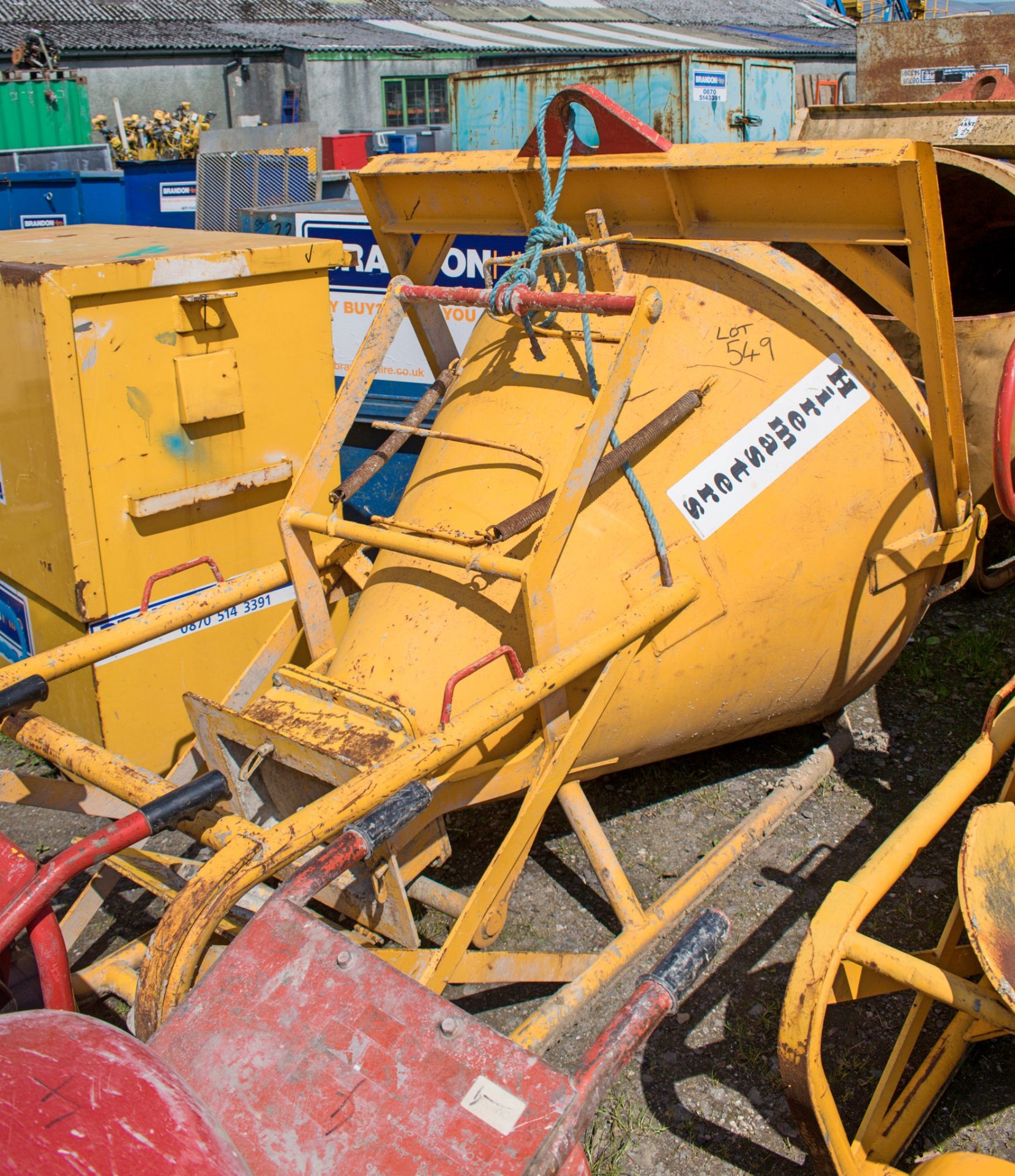 500 litre concrete chute/skip