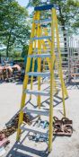 8 tread glass fibre framed step ladder A669909