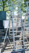 Zarges aluminium step ladder/podium A672577