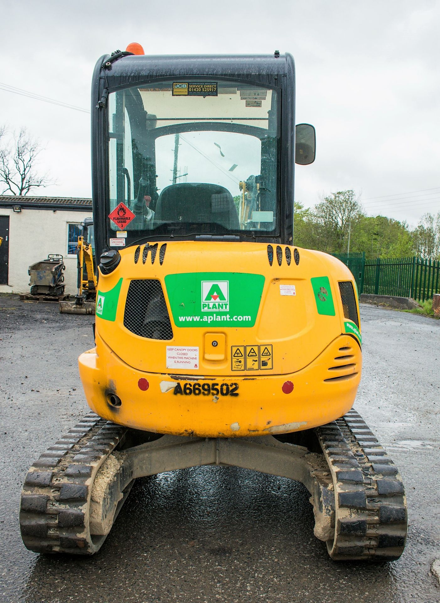 JCB 8030 ZTS 3 tonne rubber tracked mini excavator Year: 2015 S/N: 2432303 Recorded hours: 1204 - Image 6 of 12