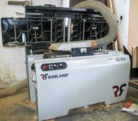 Robland SD410 400v 3 phase planer thicknesser Year: 2017 S/N: 26KL12531 Table Length: 2000mm