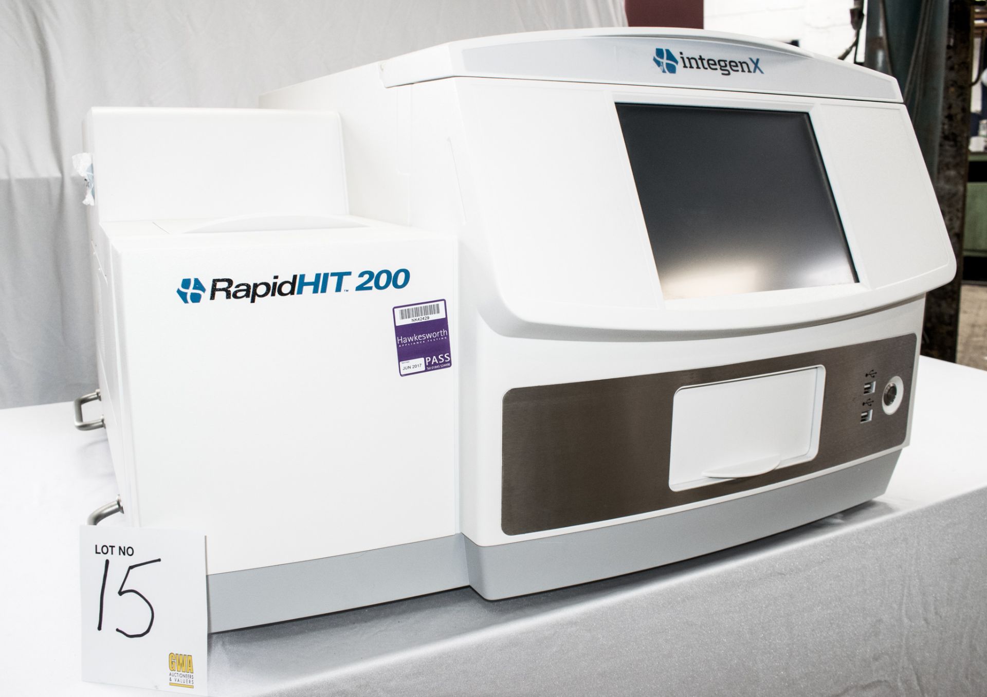 Integenx Rapid HIT 200 Human DNA identification system S/N: