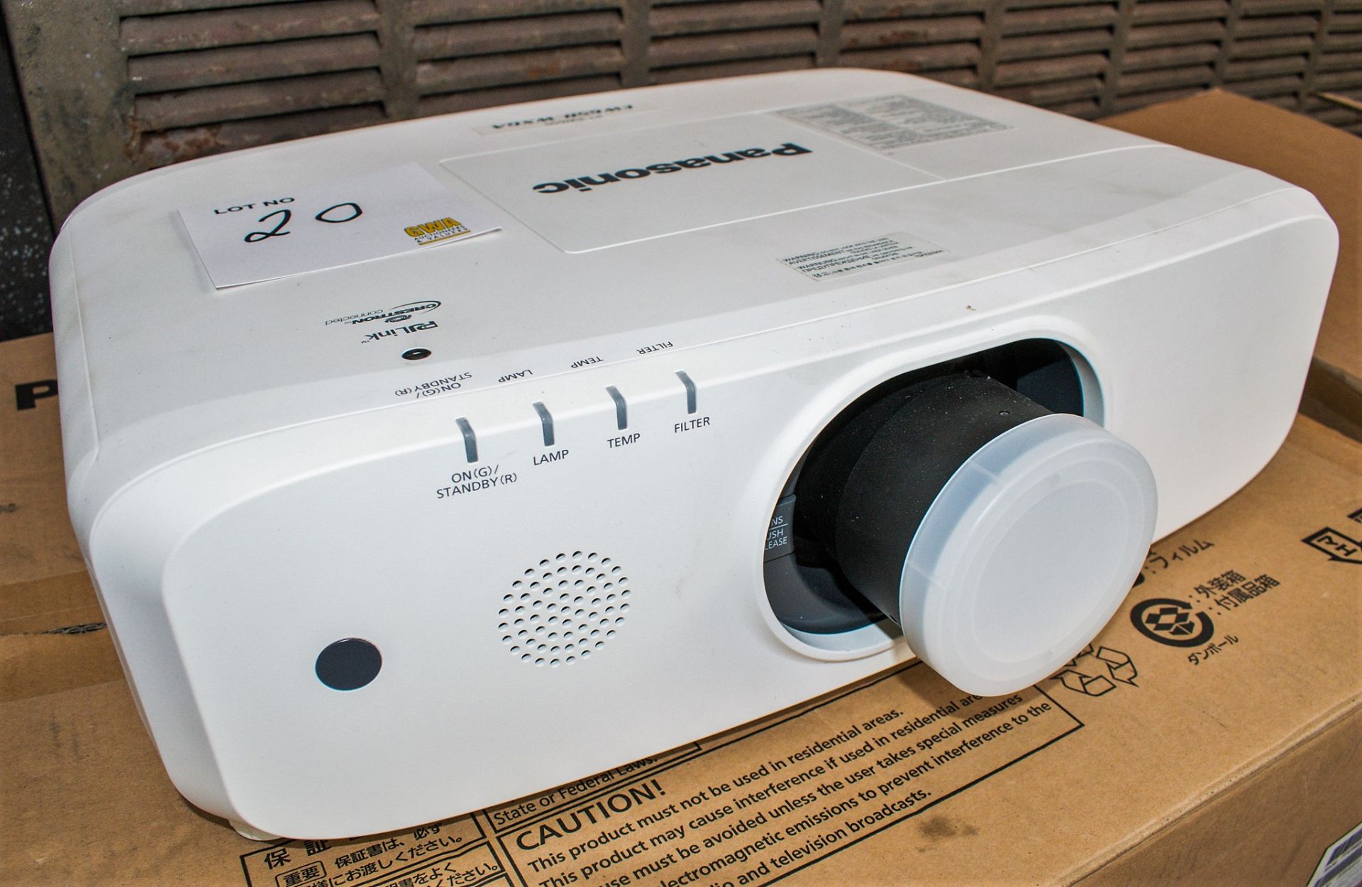 Panasonic PT-EW650EJ projector c/w remote control