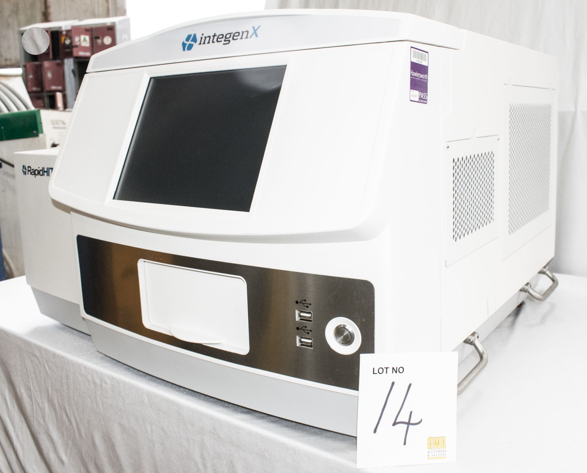 Integenx Rapid HIT 200 Human DNA identification system S/N: RH200 0105 - Image 2 of 5