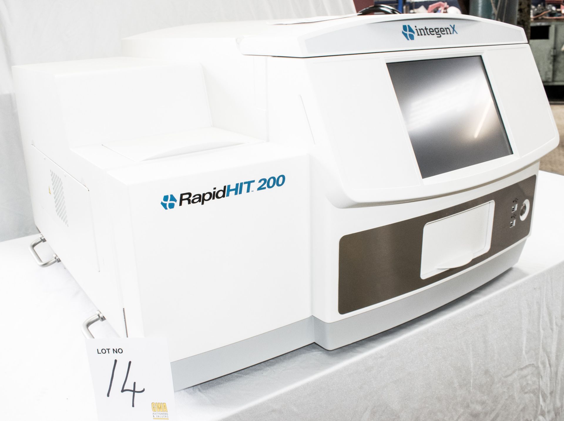 Integenx Rapid HIT 200 Human DNA identification system S/N: RH200 0105