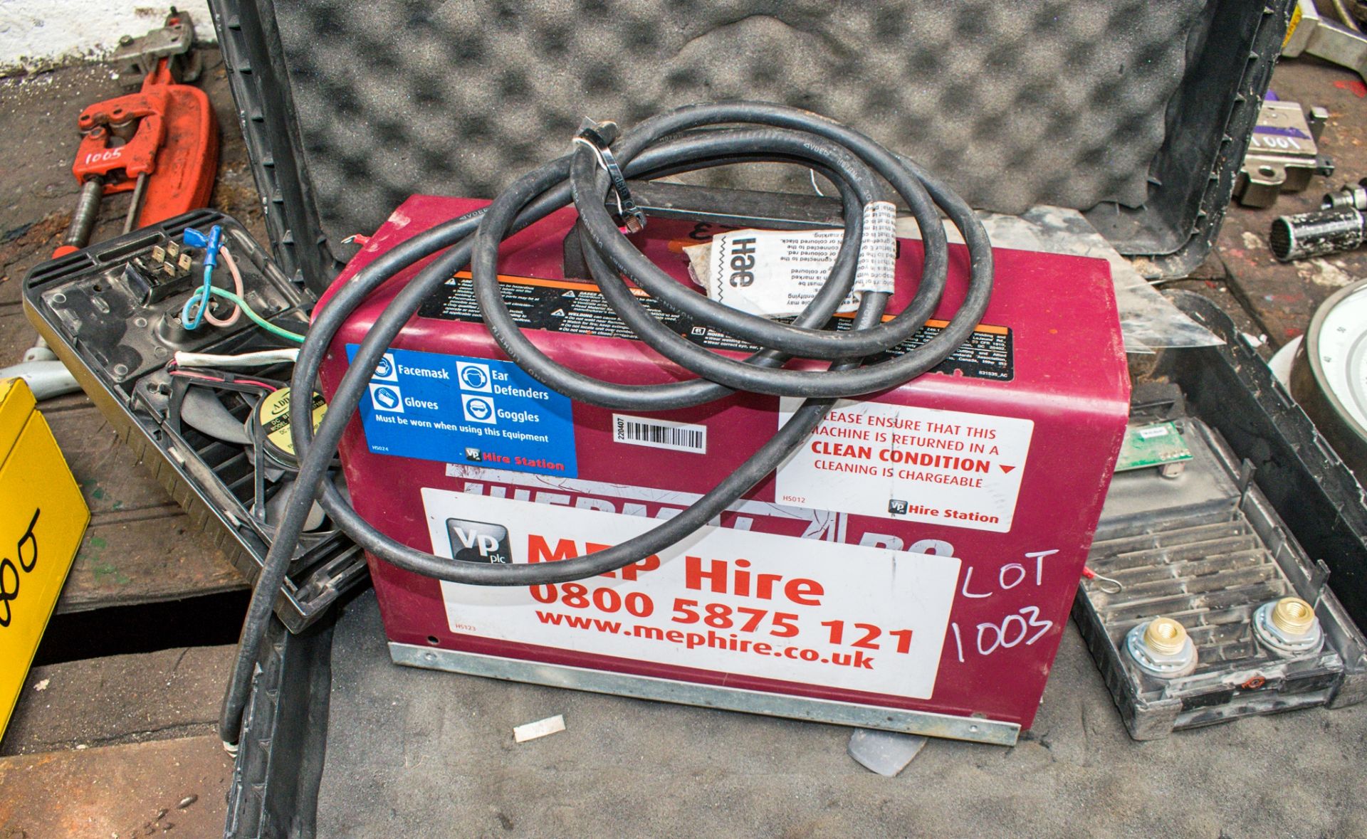 Thermal Arc induction welder for spares c/w carry case