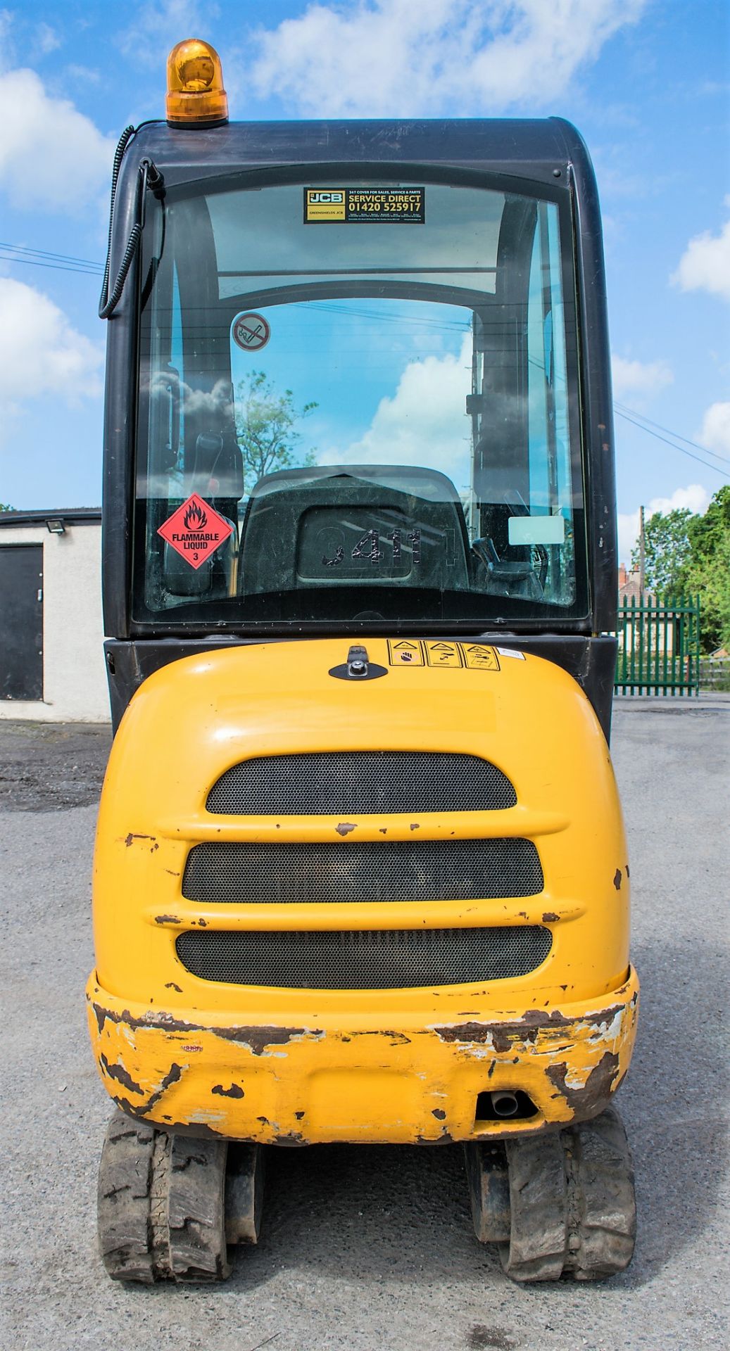 JCB 8016 CTS 1.5 tonne rubber tracked mini excavator Year: 2014 S/N: 2071618 Recorded Hours: 1942 - Image 6 of 12