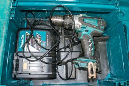 Makita 18v cordless drill c/w charger & carry case 12530 ** No battery **