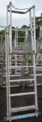 Zarges aluminium podium ladder A777935
