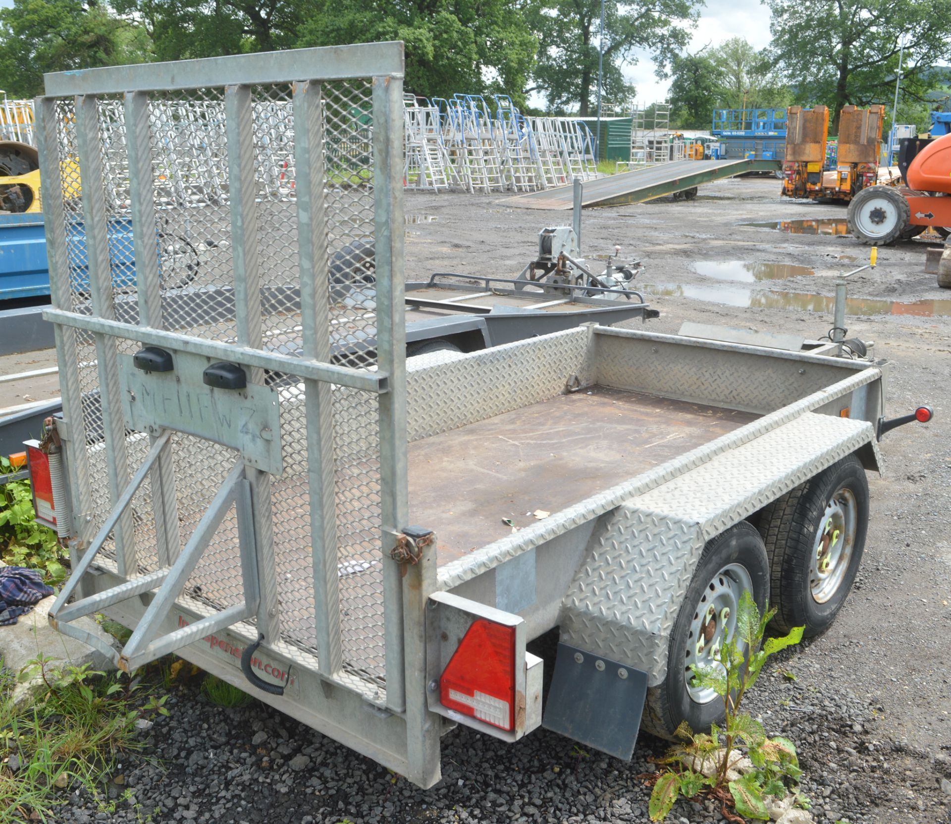 Indespension 8' by 4' tandem axle plant trailer  A682724 - Bild 2 aus 2