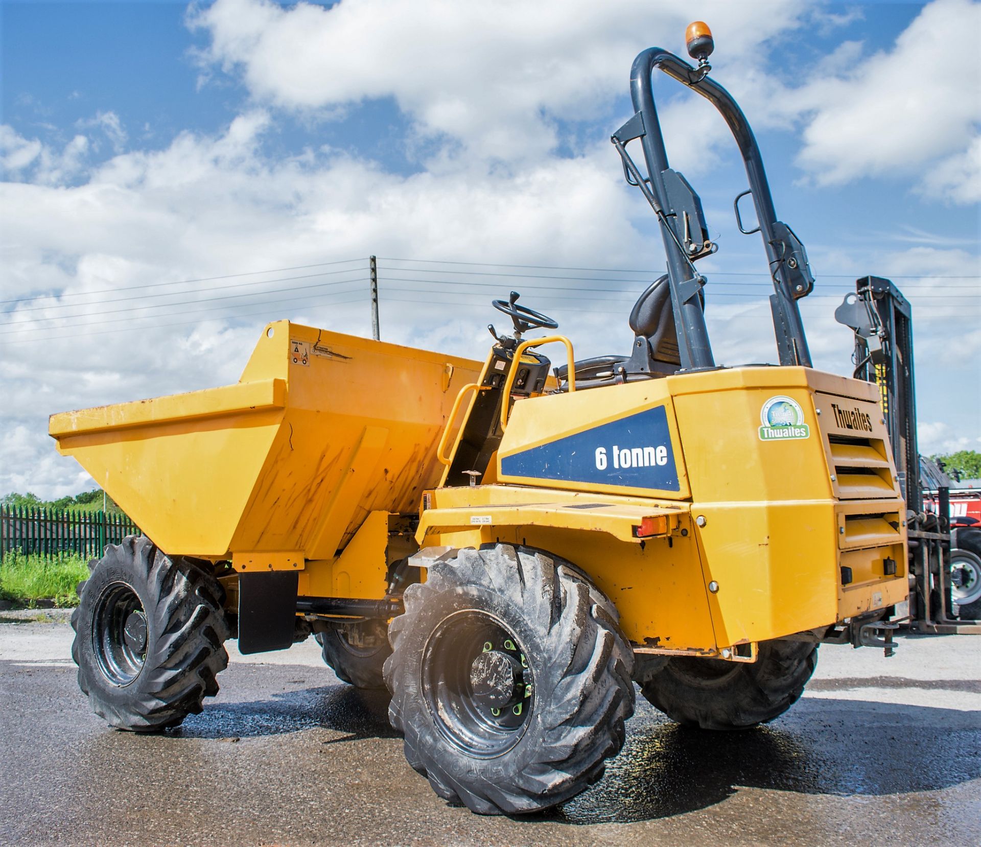 Thwaites 6 tonne straight skip dumper Year: 2014 S/N: C7297 Recorded Hours: 856 5102129 - Image 3 of 14