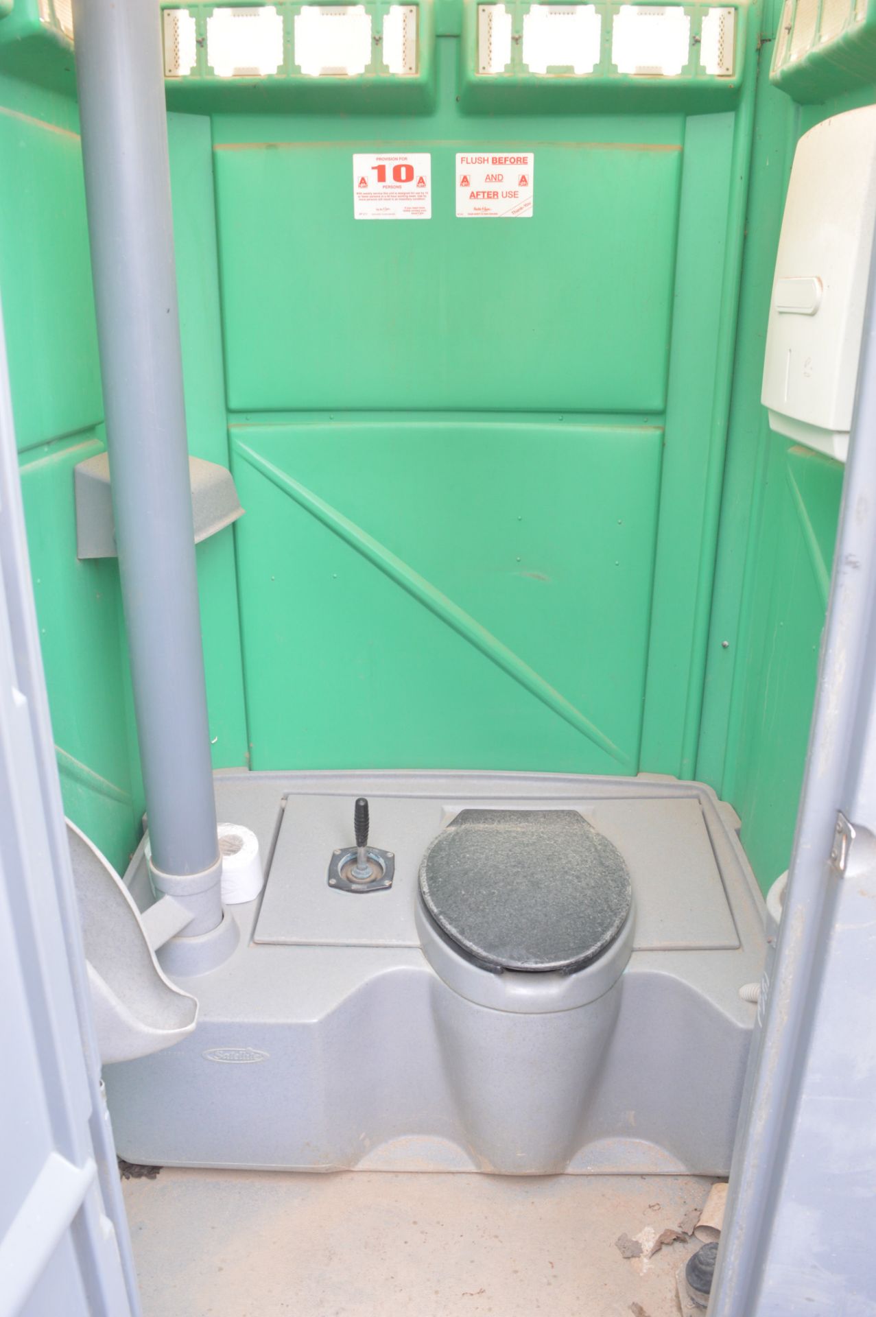 Plastic site toilet  A152411 - Image 2 of 2