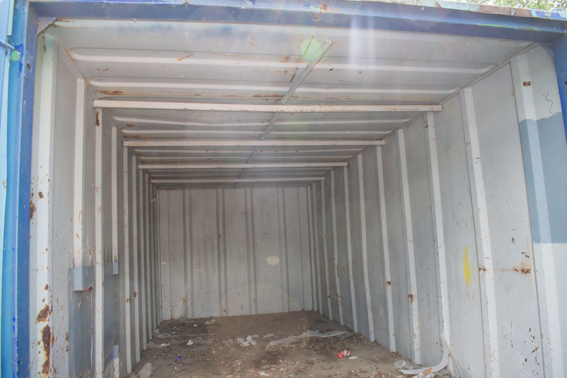 21 ft x 9 ft steel store site unit c/w keys A248651 - Image 6 of 6