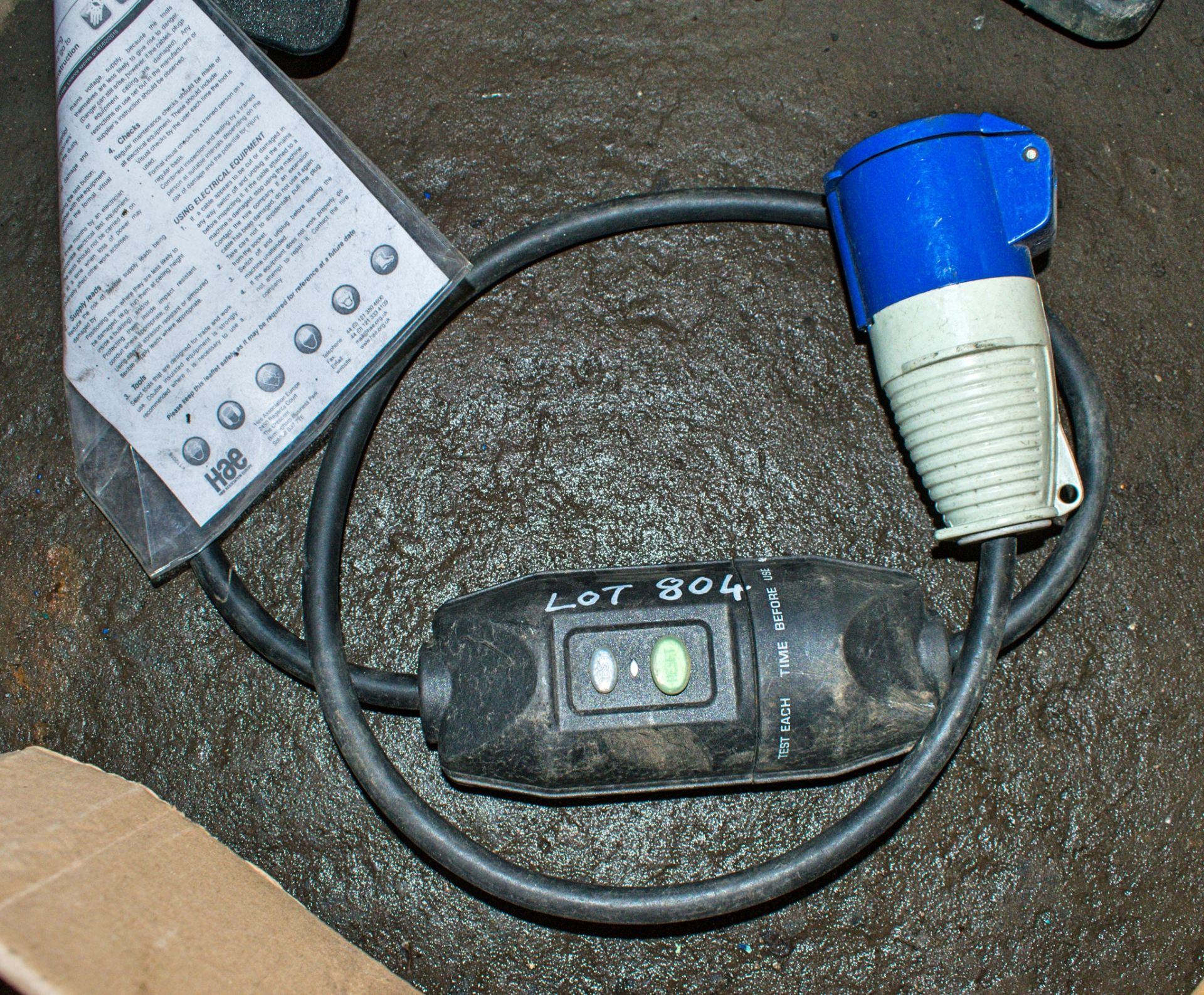 240v RCD lead