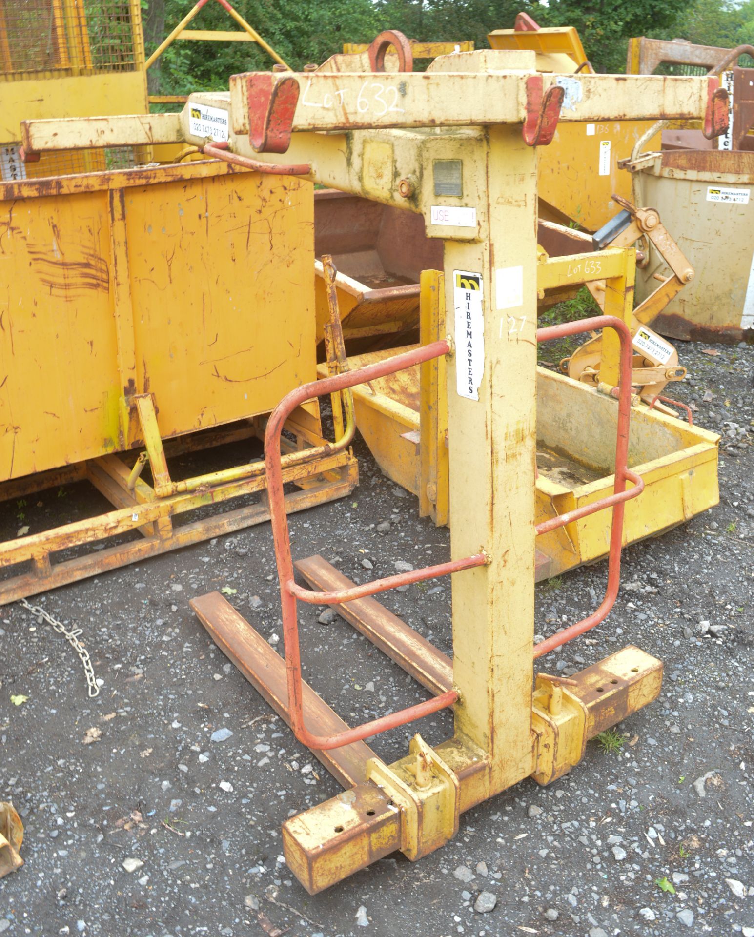 Crane fork attachment