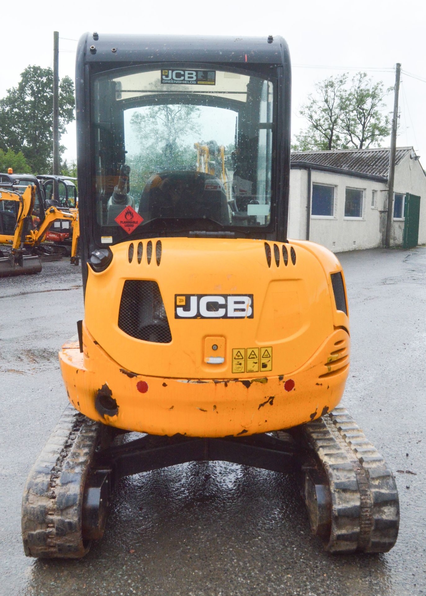 JCB 8030 ZTS 3 tonne rubber tracked mini excavator  Year: 2013 S/N: 2021838 Rec Hours: 2634 c/w - Image 3 of 11