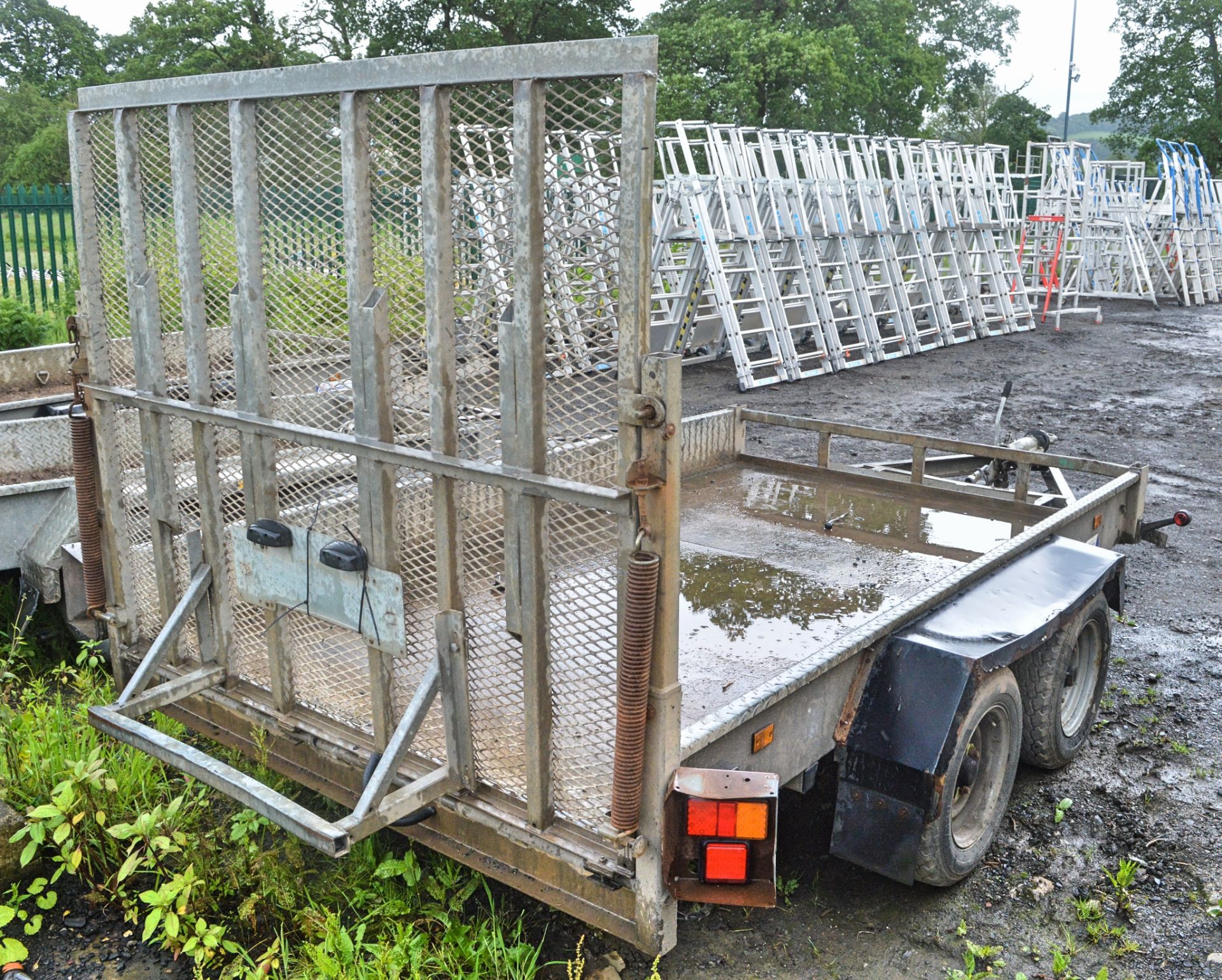 Indespension 10' by 5' tandem axle plant trailer  A619652 C/O - Image 2 of 2