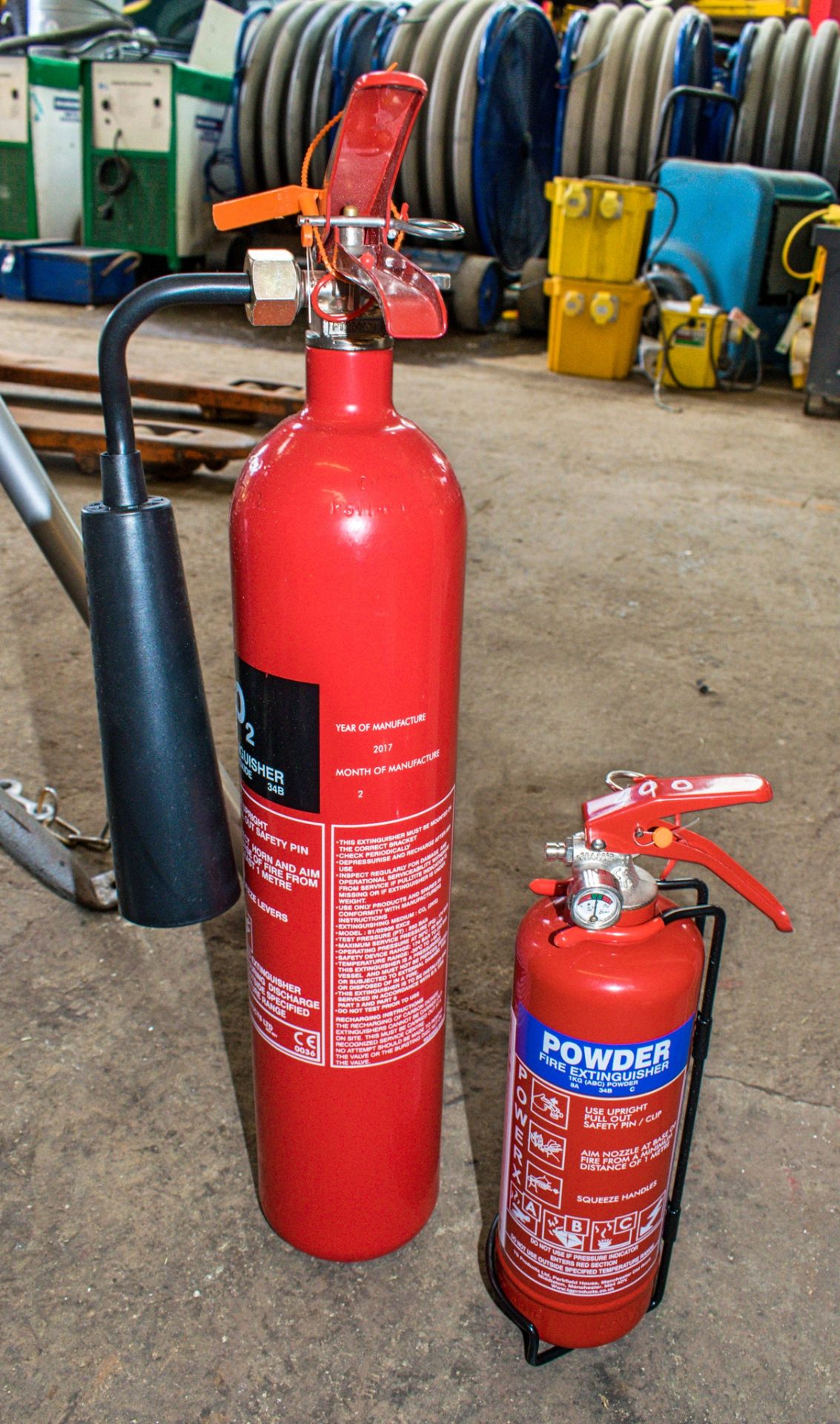 2 - fire extinguishers