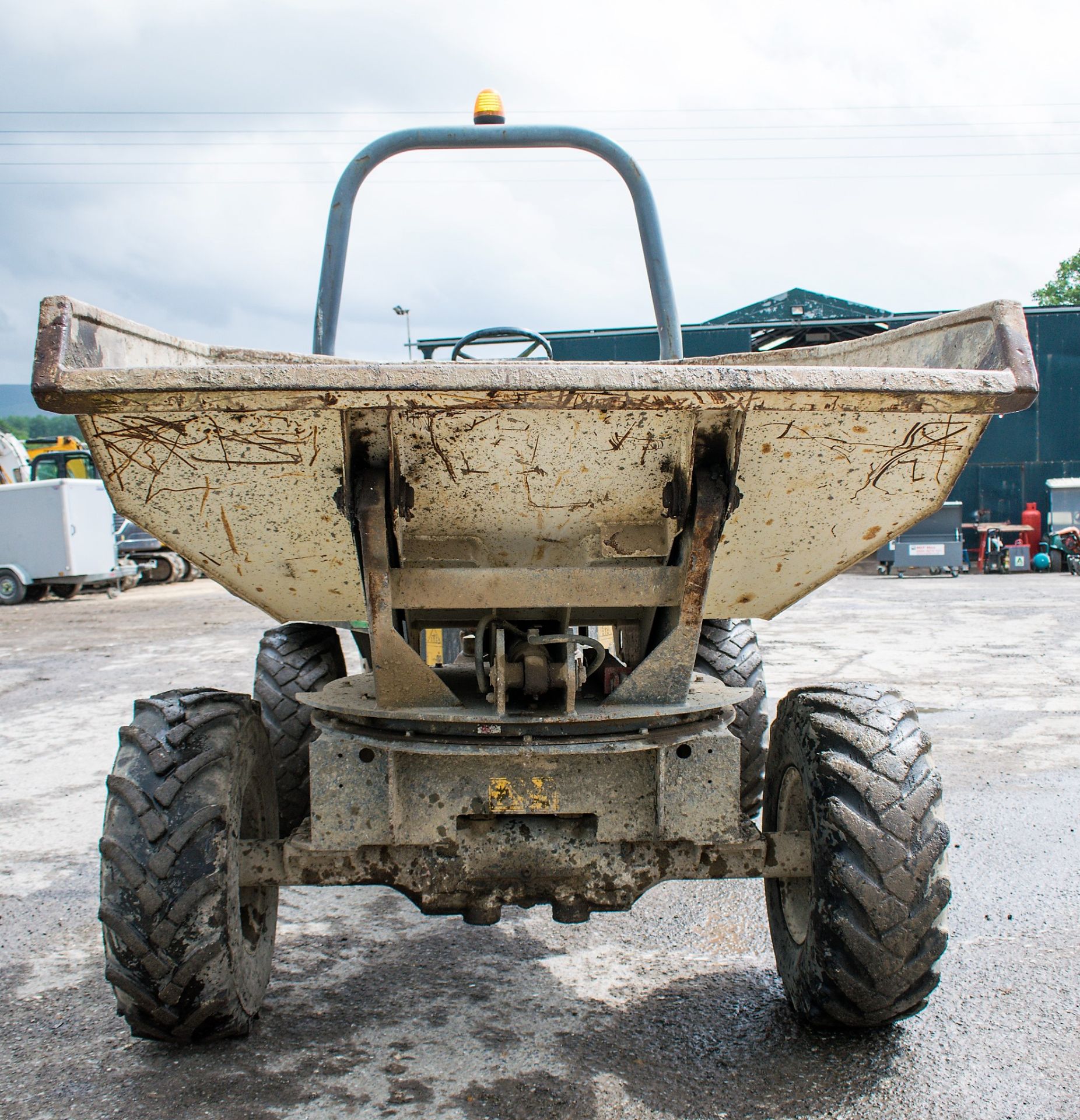 Terex 3 tonne swivel skip dumper Year: 2007 S/N: E704FS141 Recorded Hours: Not displayed (Clock - Image 5 of 15