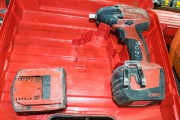 Hilti cordless 1/2 inch drive impact wrench c/w 2 batteries & carry case A728145