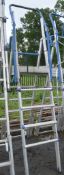 Tubesca aluminium podium/step ladder A673569