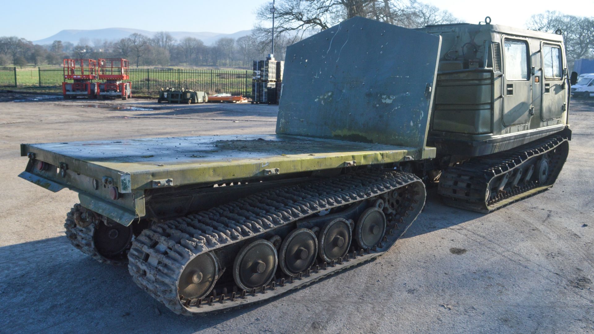 Hagglund BV 206 all tearrain tracked vehicle c/w trailer (not connected) - Image 4 of 24