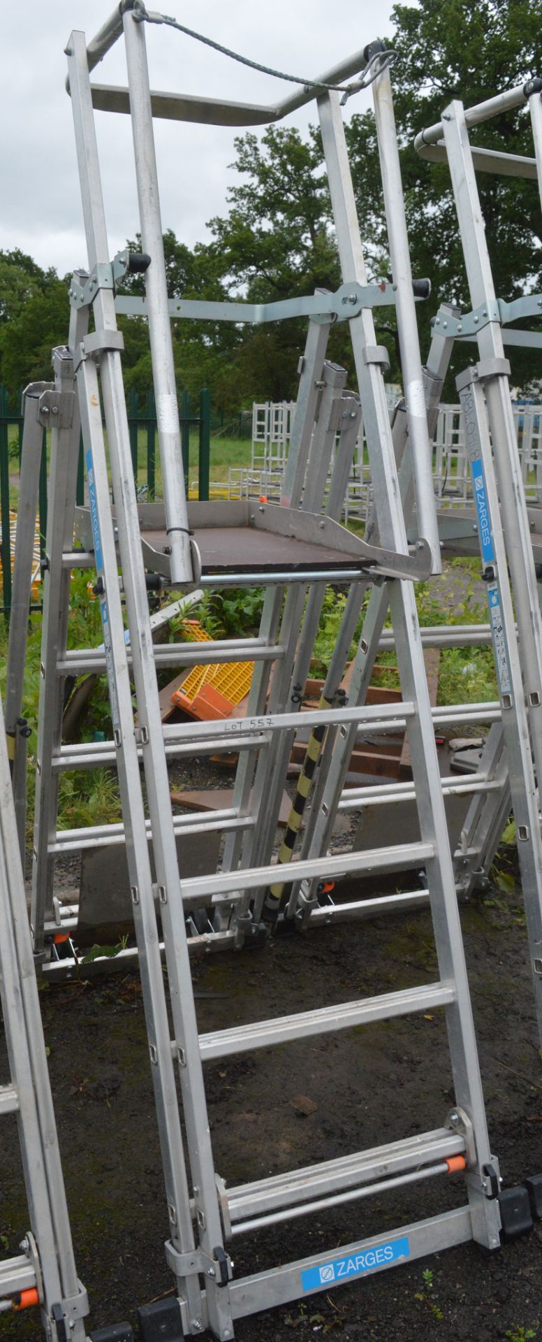 Zarges aluminium podium ladder A844591 - Image 2 of 2