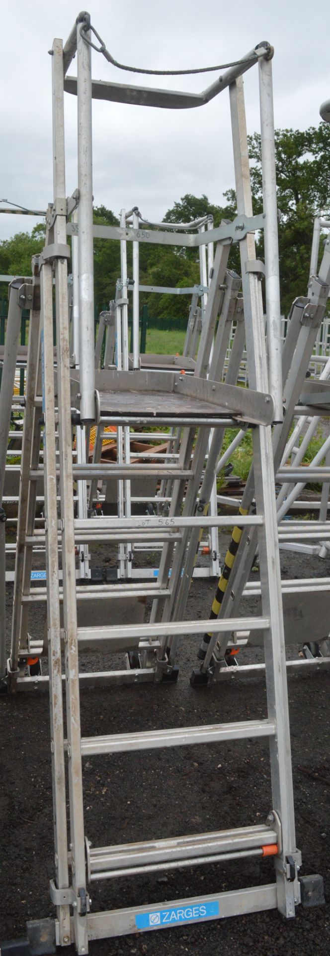 Zarges aluminium podium ladder A777935 - Image 2 of 2