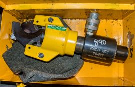 Hydraulic cable cutter c/w carry case