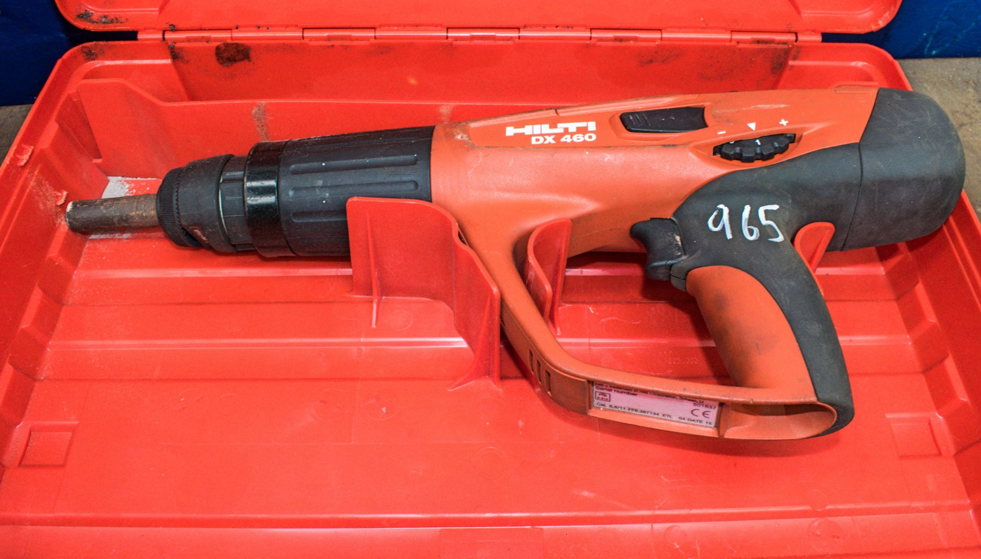 Hilti DX460 nail gun c/w carry case A720093