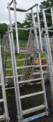 Zarges aluminium podium ladder A777937