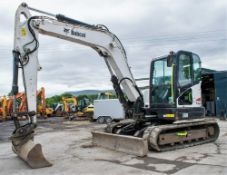 Bobcat E80 8 tonne rubber tracked excavator Year: 2013 S/N: 312820 Recorded Hours: 2955 blade,