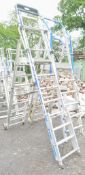 Zarges aluminium step ladder/podium